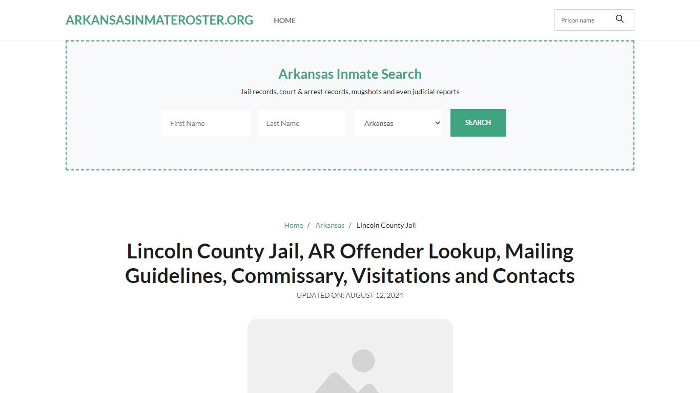 Lincoln County Jail, AR: Inmate Search Options, Visitations, Contacts